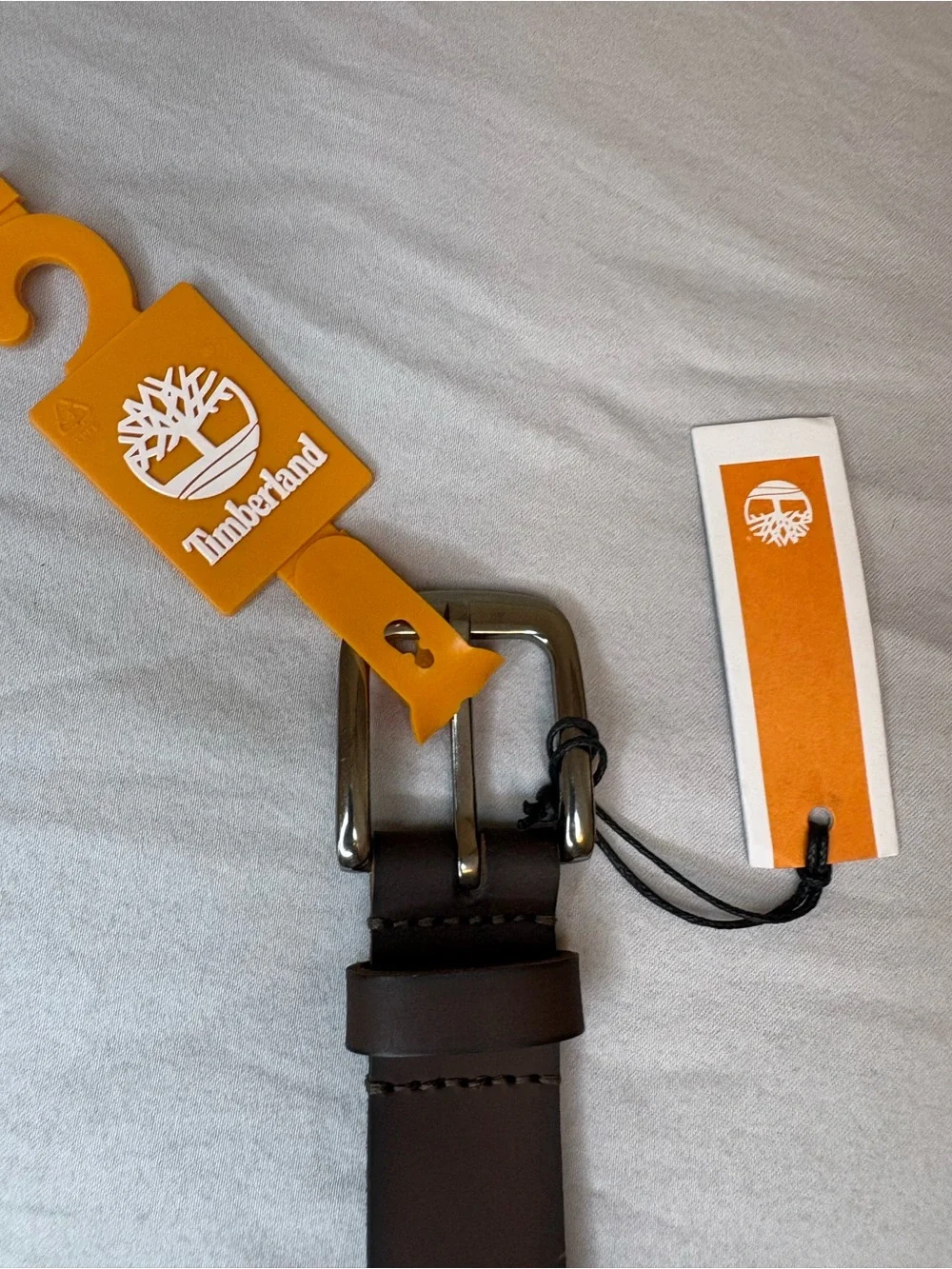 Timberland Boys Brown Genuine Leather Belt Size M 26-28 NWT